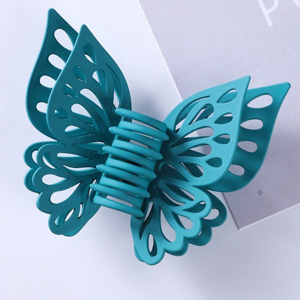 2kpl Hiuskynsipidikkeet Hollow Butterfly Hiusneula MUSTA Black