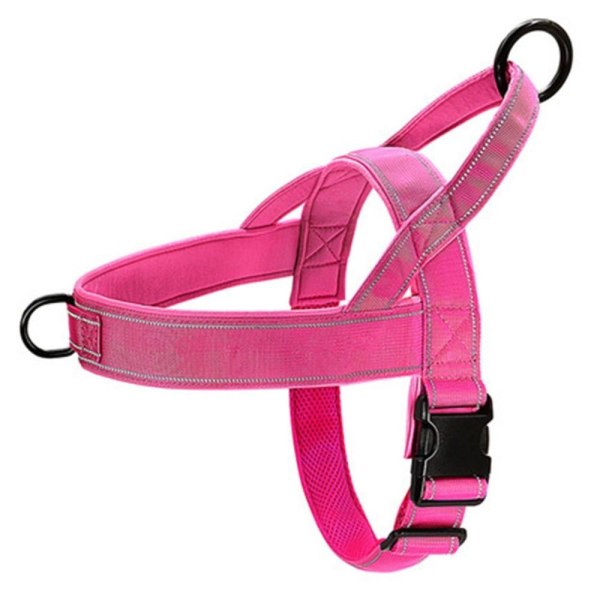 Slitesterk hundesele Hundetaktisk bryststropp ROSA XL Pink XL 5b7e | Pink |  XL | Fyndiq