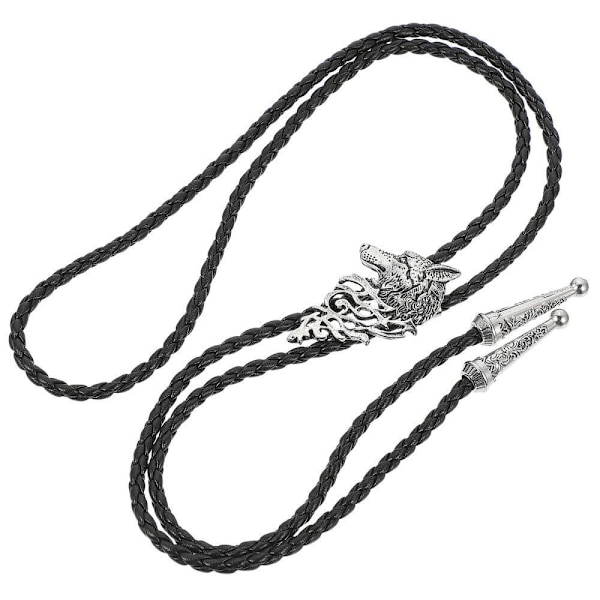 Cow Head Sweater Chain Pendant Halskæde BRONZE WOLF HEAD WOLF Bronze Wolf Head-Wolf Head