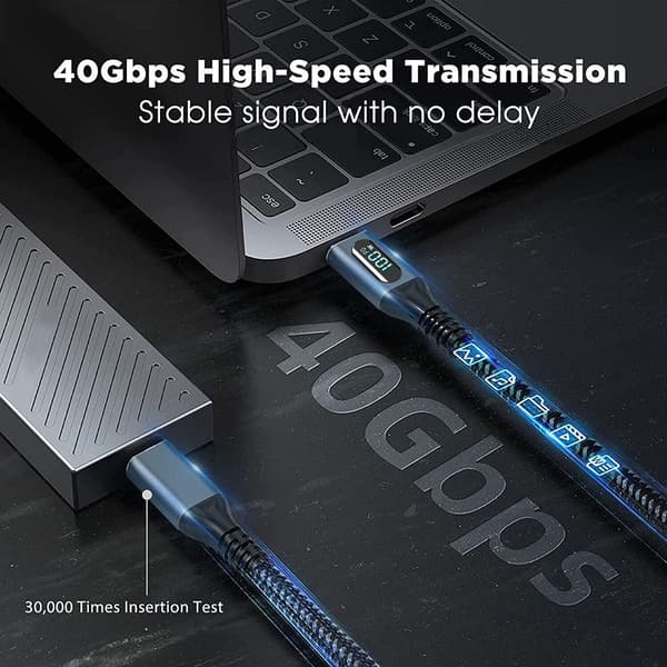 Typ C till Typ C Kabel Datakabel RAK RAK Straight
