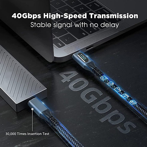 Type C til Type C Kabel Datakabel RETT RETT Straight