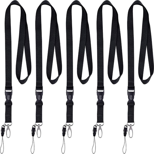 5-pack nyckelring högkvalitativt vridbart spänne