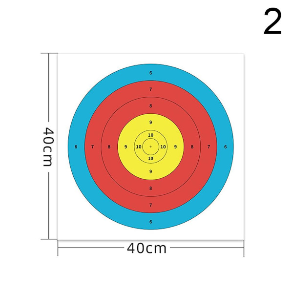 Jousiammuntataulut Paperiset jousinuolitaulut 1 1 1