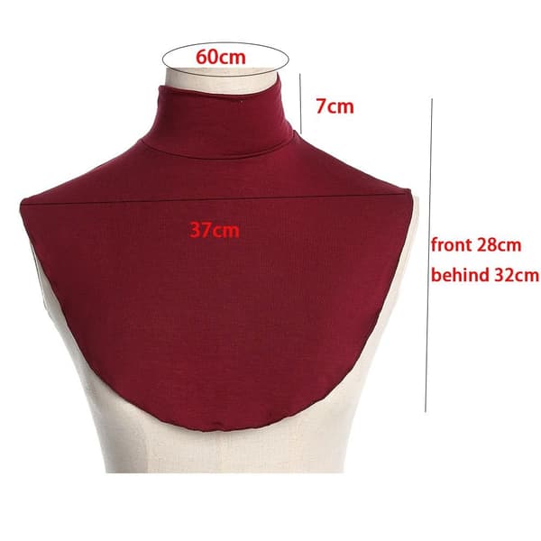 Fake Collars High Collars VIININ PUNAINEN wine red