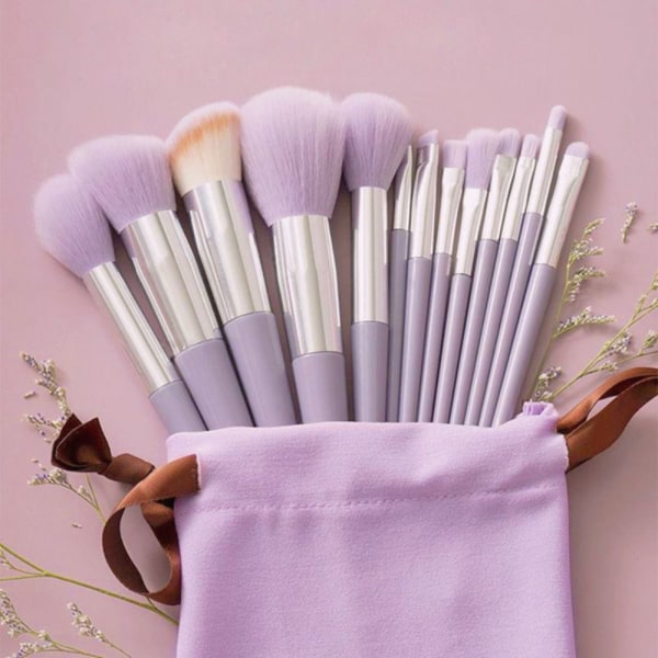13 stk Makeup Brush Set Make Up Tools ROSA pink