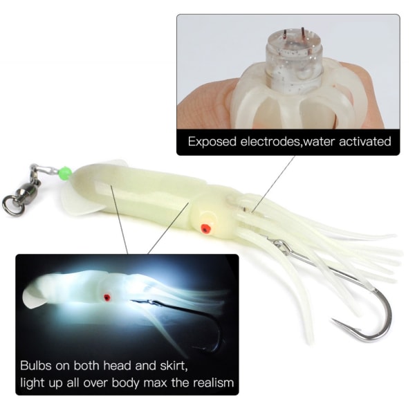 Led Fish Lamp Lure Light RÖTT red