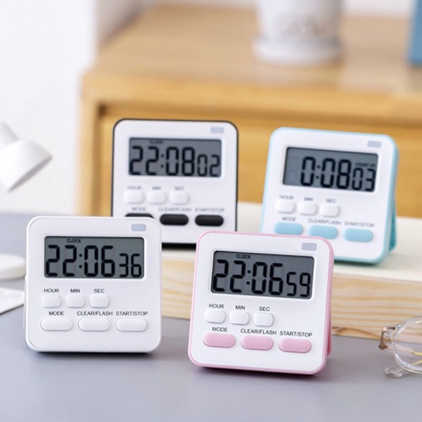 Nedtælling vækkeur Timer BLÅ blue