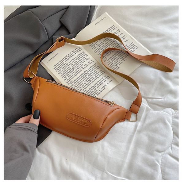 Brysttasker Skuldertasker LYSEBRUN light brown