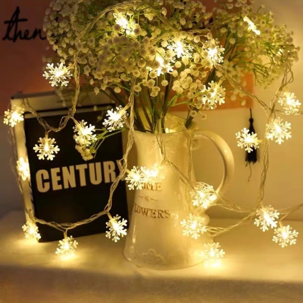 Lumihiutale LED String Lights Fairy Lights VÄRI VÄRI colour