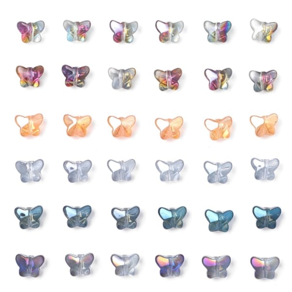 220st Butterfly Beads Butterfly Glaspärlor 220ST