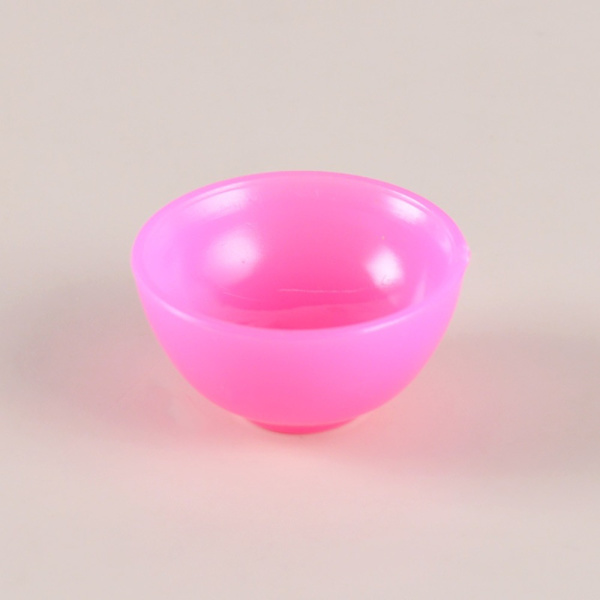 Resin Bowl Dollhouse Bowl PINK pink