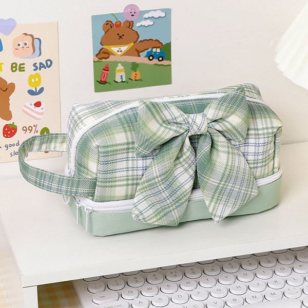 Paperitarvikkeiden organizer Paperilaukku PUNAINEN KESETILLÄ Red With Bowknot-With Bowknot