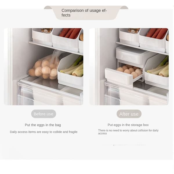 Egg Oppbevaringsboks Eggebrettholder Eggeboks
