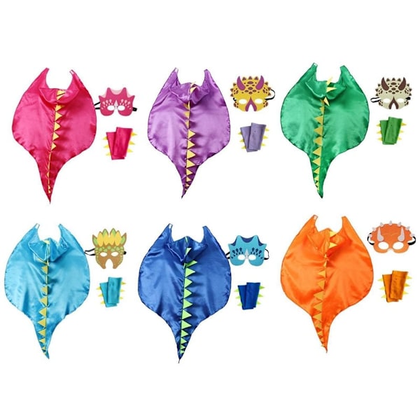 Eläinpuku Cape Dinosaur Animal Mask STYLE 2 STYLE 2 Style 2