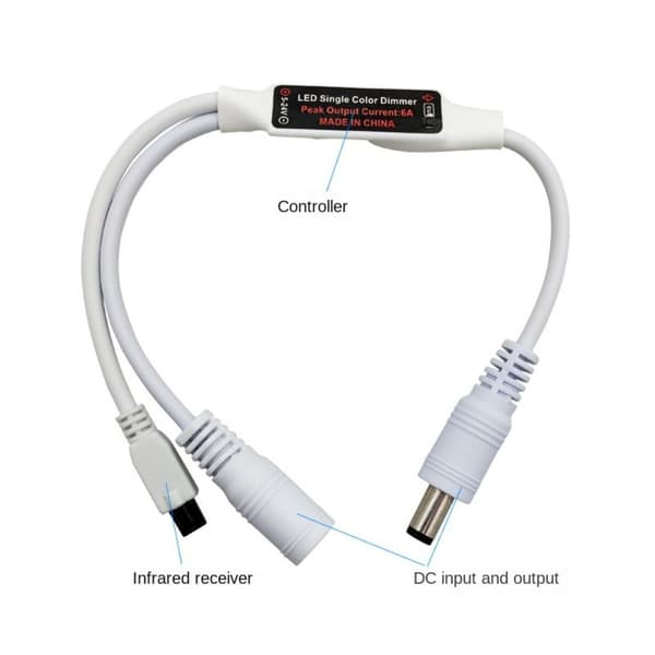Infrarött ljuskontroller Light Timing LED Light Strip Dimmer