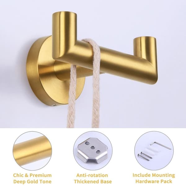 Dobbel krok Robe Holder Håndklekroker
