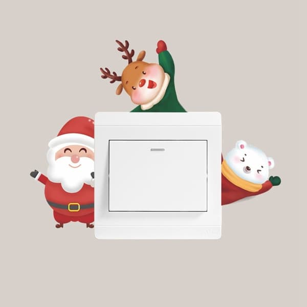 Christmas Switch Sticker Wall Stickers STIL 8 STIL 8 Style 8