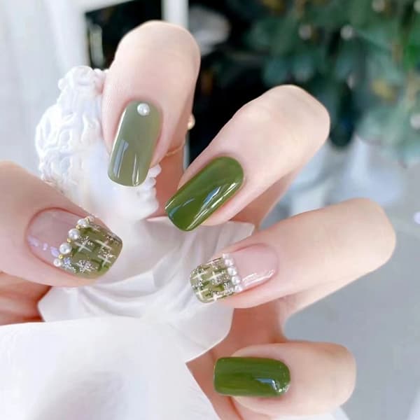 24stk False Nails Long Square W329 W329