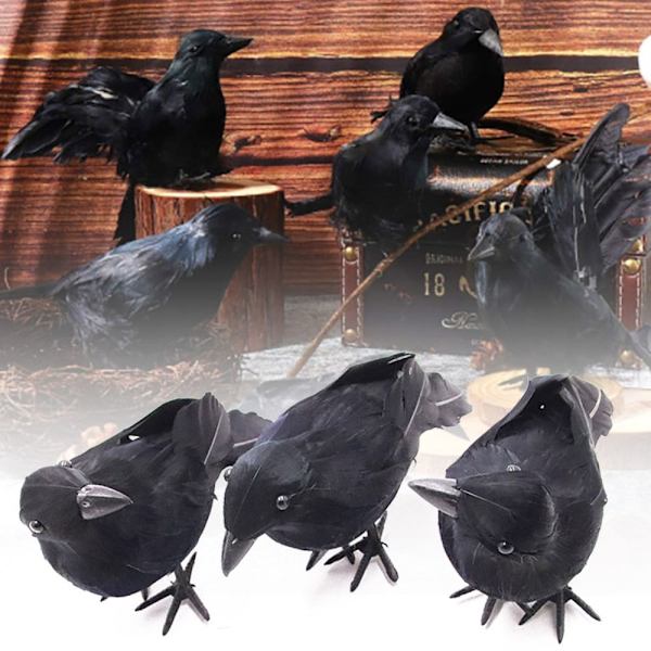 Keinotekoiset Crows Feathered Raven DIRECT LOOK DIRECT LOOK Direct Look