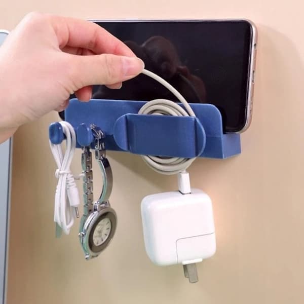 3st Cable Organizer Clip Bobbin Winder GRÅ Grey