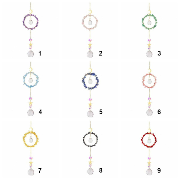 Sun Catchers pyöreä kristallirengas 1 1 1