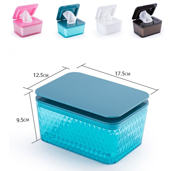 Tissue Box Papir Håndklæde Box BLÅ blue