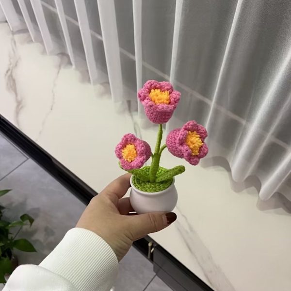Bell Orchid Simulerad grön växt VIT white