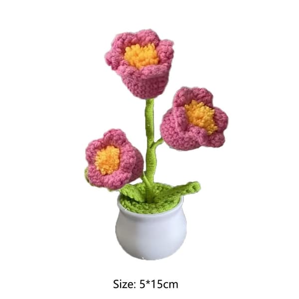 Bell Orchid Simulerad grön växt VIT white
