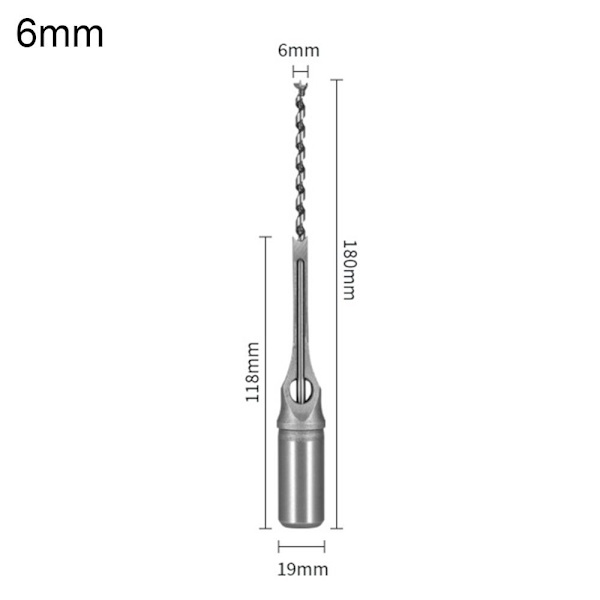 Neliömäinen reikäporanterä puuntyöstötyökalu 6 mm 6mm
