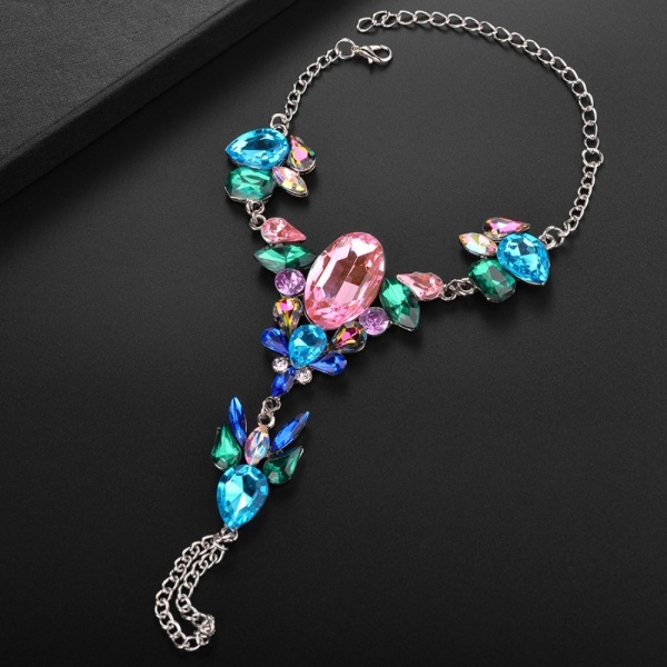 Anklet Chain Rhinestones Chain B B B