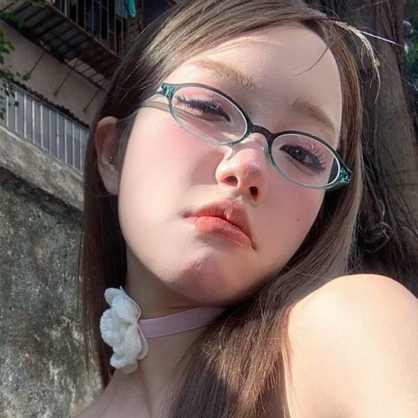 Anti-Blue Light Glasses Myopia Glasses PUNAINEN VAHVUUS 100 Red Strength 100