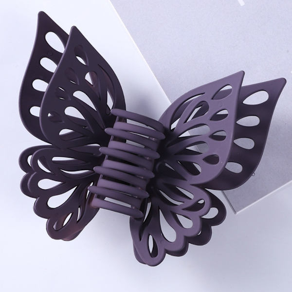 2kpl Hiuskynsipidikkeet Hollow Butterfly Hiusneula MUSTA Black