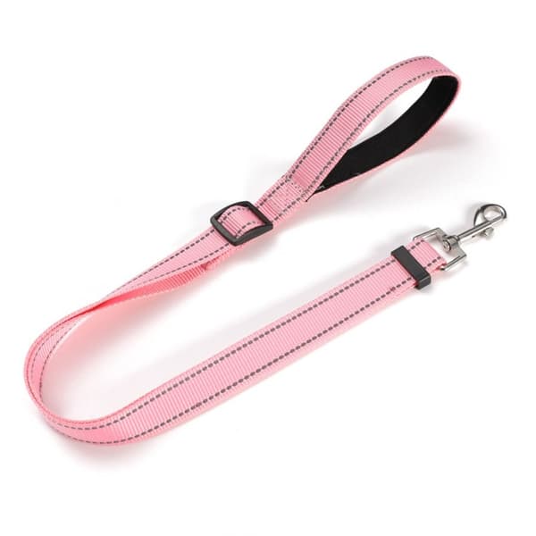 Kort Hundebånd Trafikkbånd ROSA pink