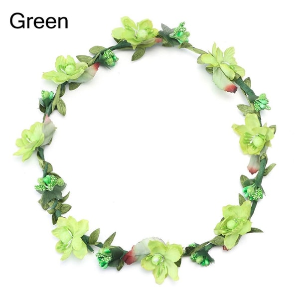 Flower Crown Bohemia Garland GRØNN GRØNN Green