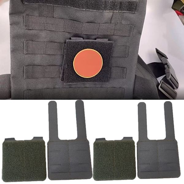 Tactical Patch Väst Ryggsäck Patch SVART Black