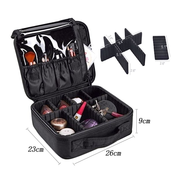 Vanity Case Beauty Box SORT black