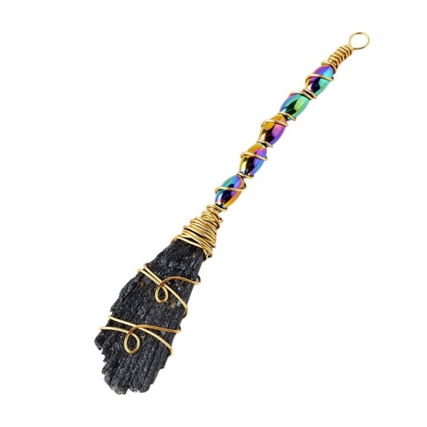 Natural Crystal Broom Musta turmaliiniluuta 3 3 3