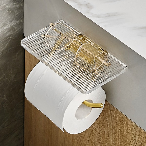 WC-paperiteline WC-paperirullan pidike SILVER silver
