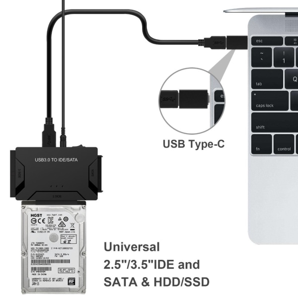 Recovery Converter Alt i ett SVART UK UK Black UK-UK