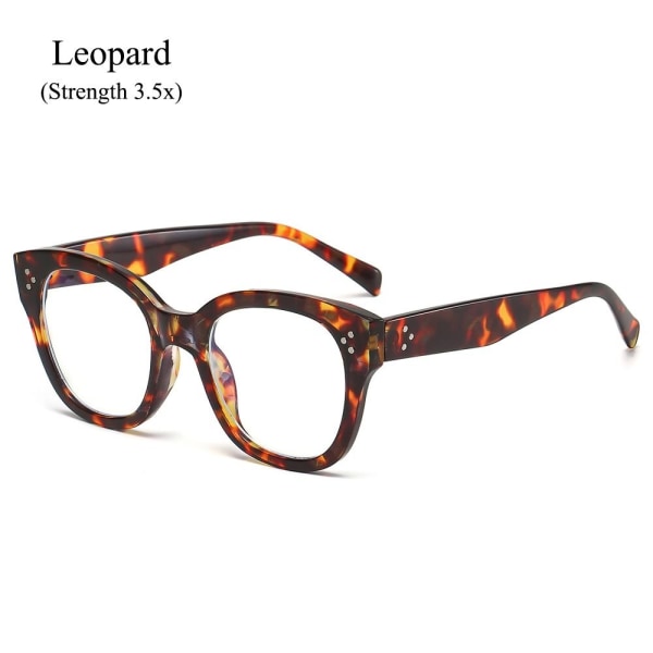 Lesebriller Dataspillbriller LEOPARD STYRKE 3,5X Leopard Strength 3.5x-Strength 3.5x