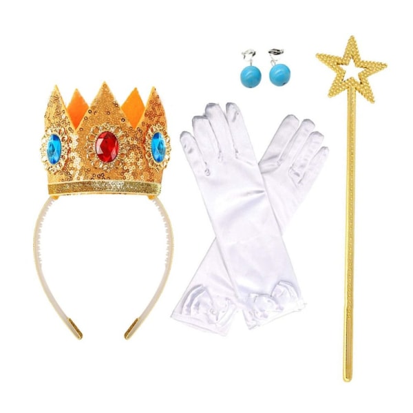 Princess Kläder Accessoarer Cosplay Kostym Set 2 2 2