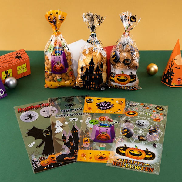 50 kpl Halloween karkkipussit karkkileipäpussi C C C