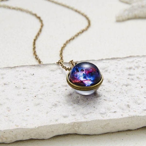 3 kpl Glow Planet -kaulakoru Galaxy Chain E E E