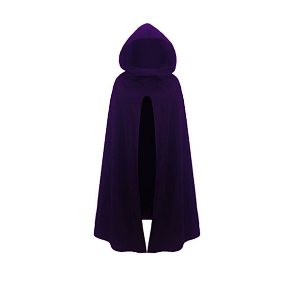 Halloween Vaatteet Open Cape Cloak PURPLE L purple L