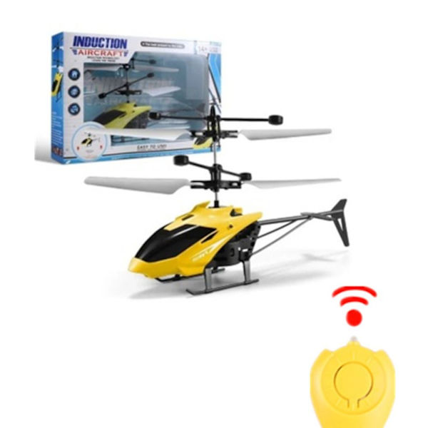 RC Helikoptrar Fjärrkontrollplan GUL RC RC yellow RC-RC