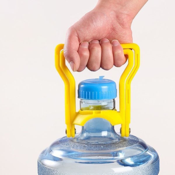 Holder håndtag til vand på flaske GUL yellow