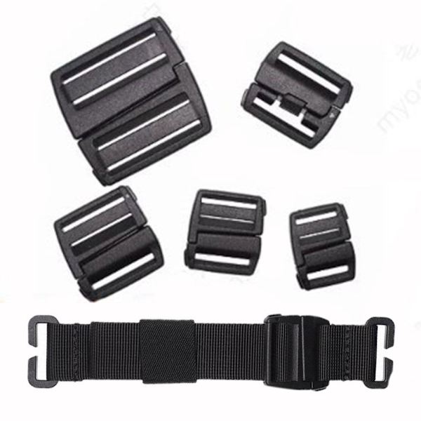 2 stk Webbing strop spænde skyder fastener 2 2 2
