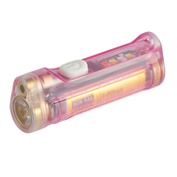 Mini nyckelring Ficklampa LED-lampa ROSA Pink