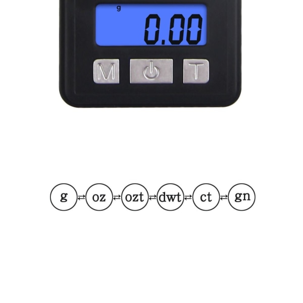 Digital Scale smykkeskala 200G/0.01G 200G/0.01G 200G/0.01G