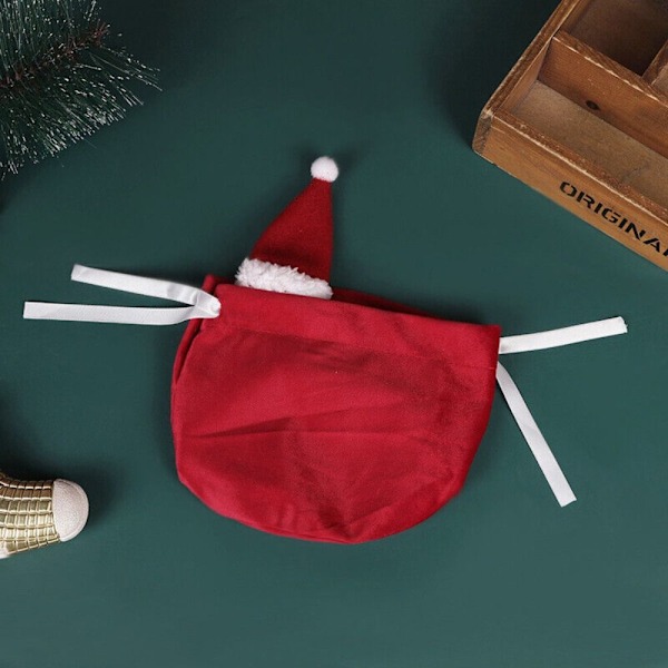 Julgodispåsar Draw String Godispåsar 4ST 4ST 4pcs